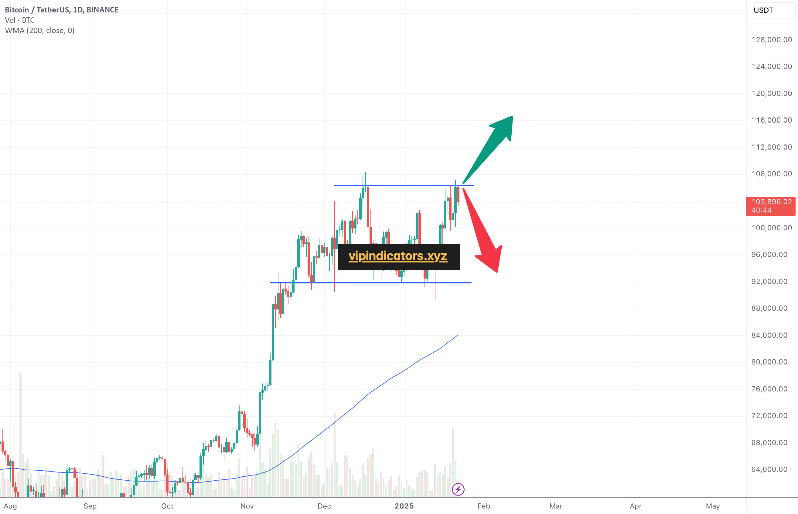 Bitcoin / TetherUS